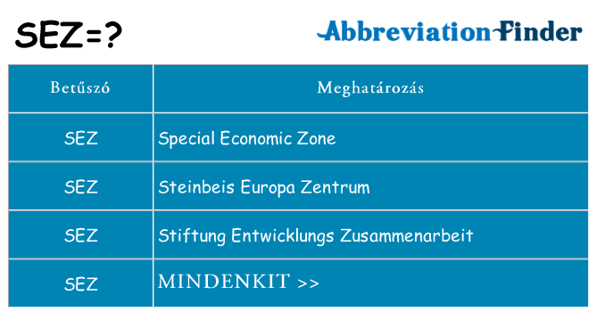 Mi a(z) sez állni