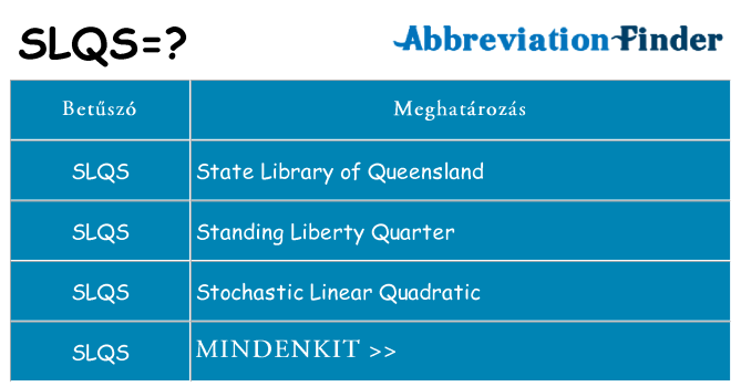 Mi a(z) slqs állni