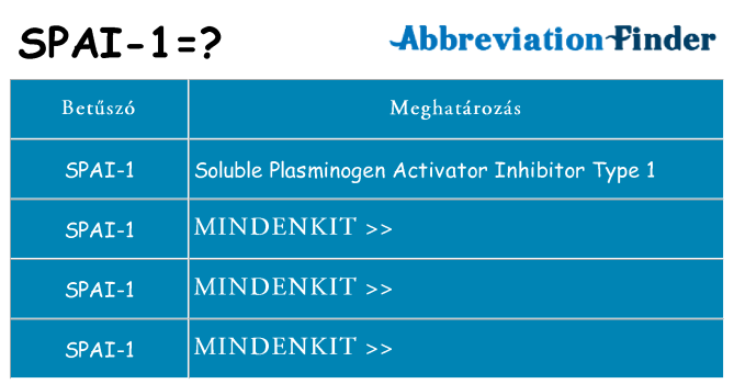 Mi a(z) spai-1 állni