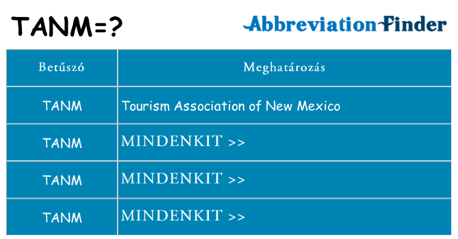 Mi a(z) tanm állni