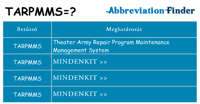 Mi a(z) tarpmms állni