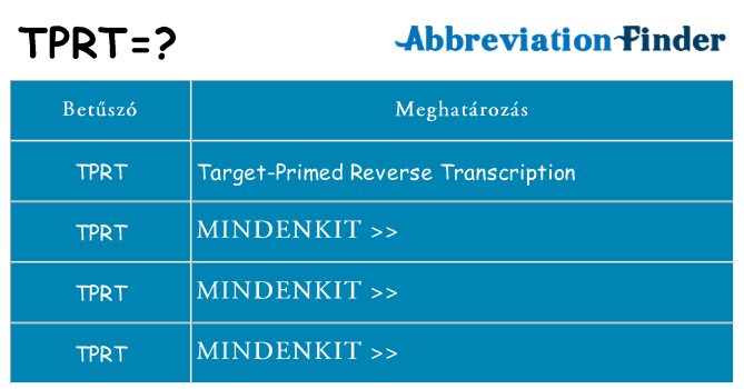 Mi a(z) tprt állni