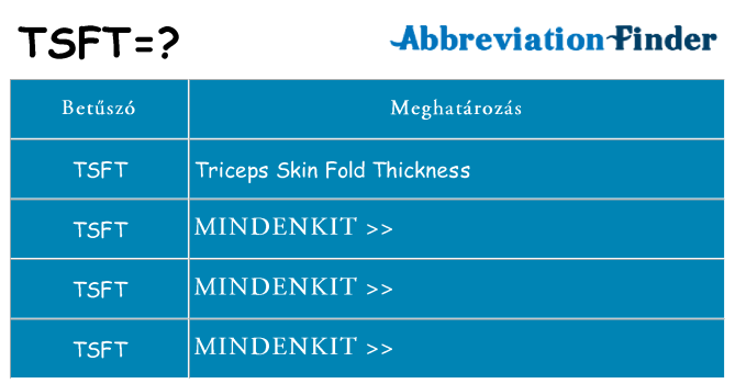 Mi a(z) tsft állni