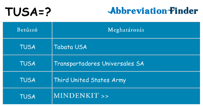 Mi a(z) tusa állni