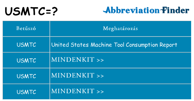 Mi a(z) usmtc állni