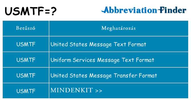 Mi a(z) usmtf állni