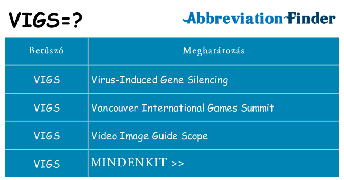 Mi a(z) vigs állni