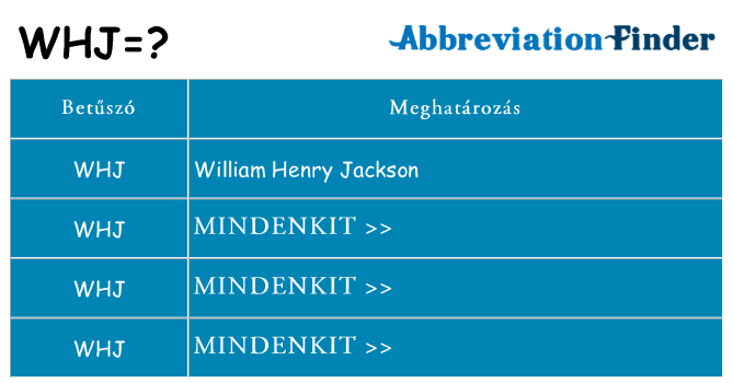 Mi a(z) whj állni