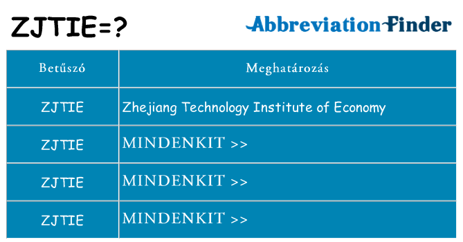 Mi a(z) zjtie állni