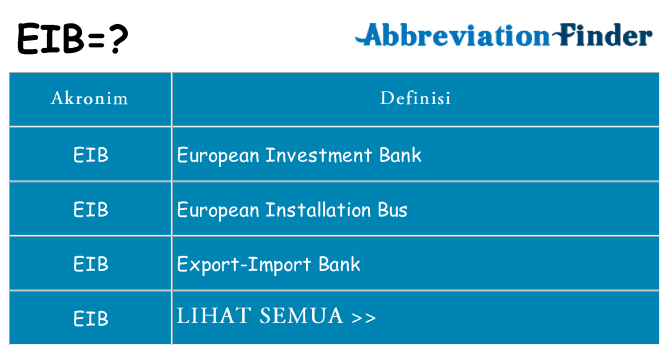Apa eib berdiri untuk