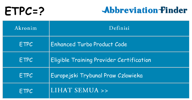 Apa etpc berdiri untuk