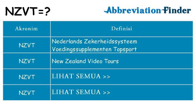 Apa nzvt berdiri untuk