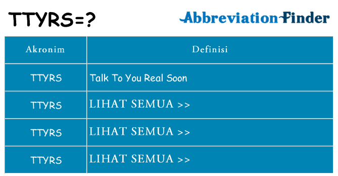 Apa ttyrs berdiri untuk