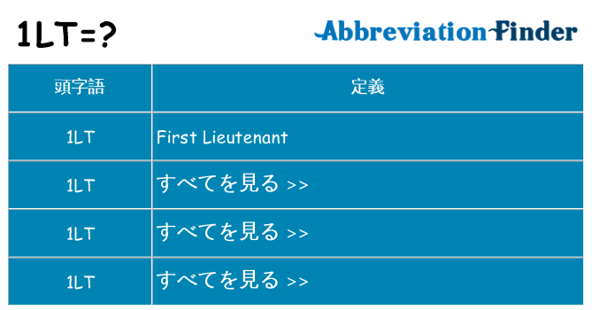 1lt は何の略します。
