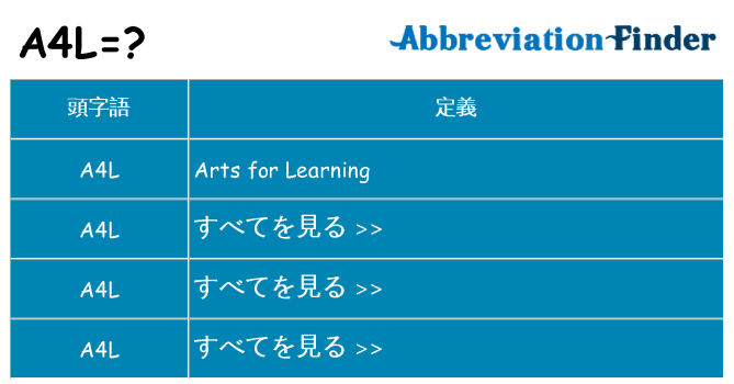 a4l は何の略します。