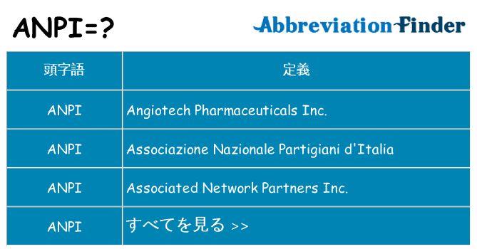 anpi は何の略します。