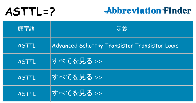 asttl は何の略します。