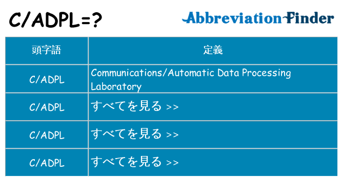 cadpl は何の略します。