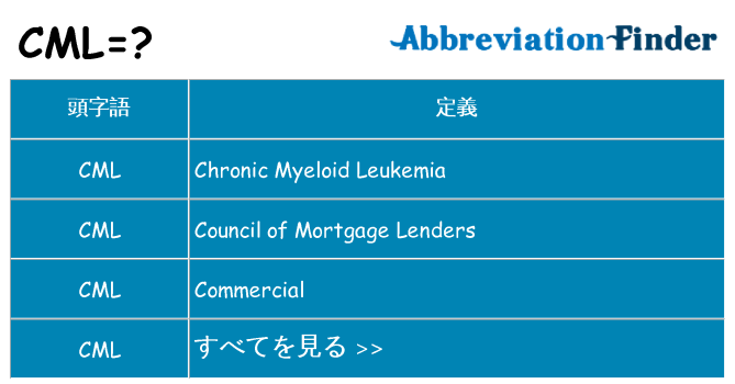cml は何の略します。