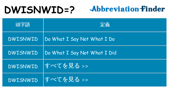 dwisnwid は何の略します。