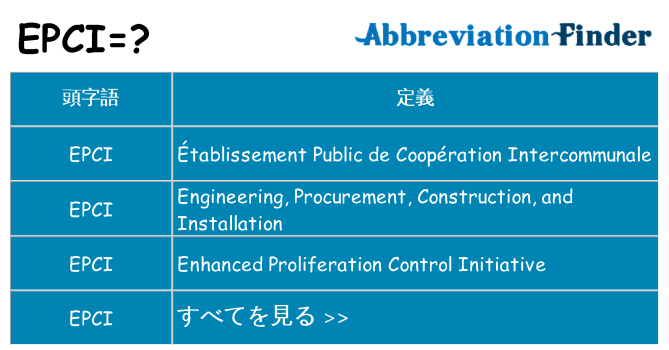 epci は何の略します。