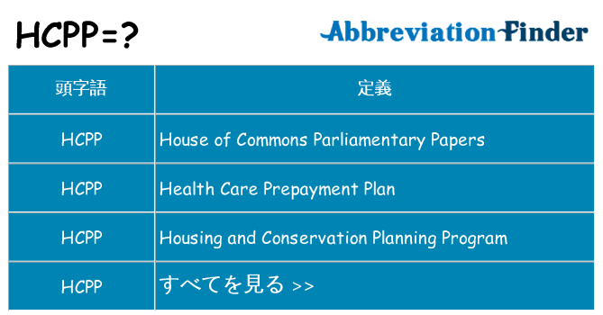 hcpp は何の略します。