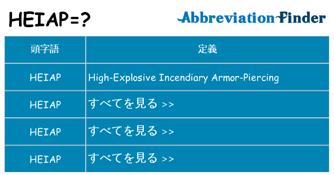 heiap は何の略します。