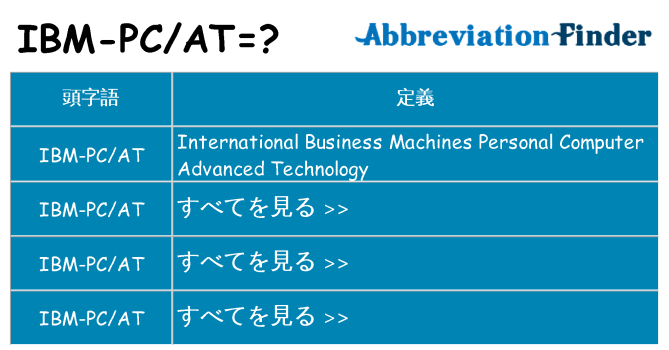 ibm-pcat は何の略します。