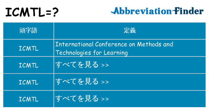 icmtl は何の略します。