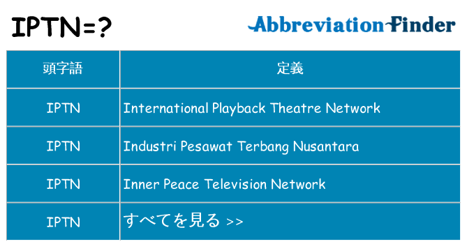 iptn は何の略します。