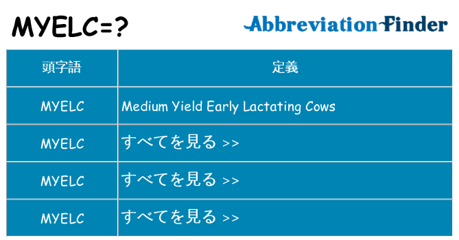 myelc は何の略します。