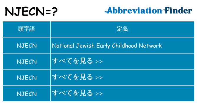 njecn は何の略します。