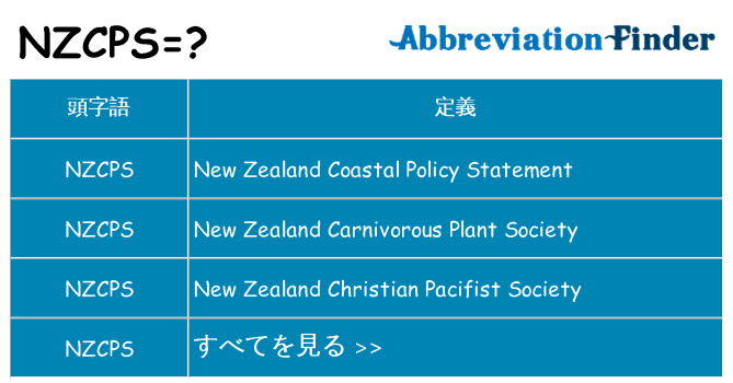 nzcps は何の略します。