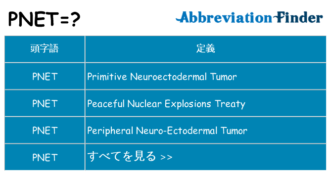 pnet は何の略します。
