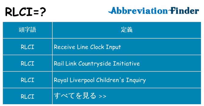 rlci は何の略します。
