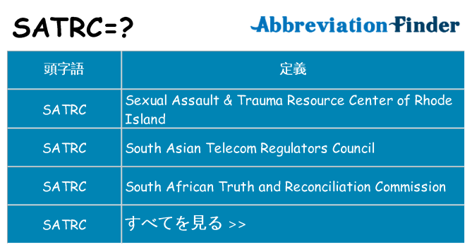 satrc は何の略します。