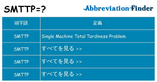 smttp は何の略します。
