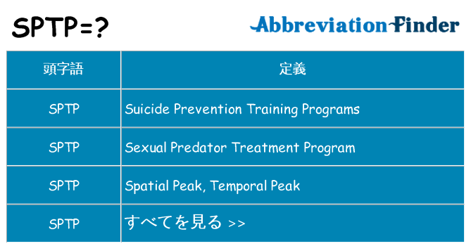 sptp は何の略します。