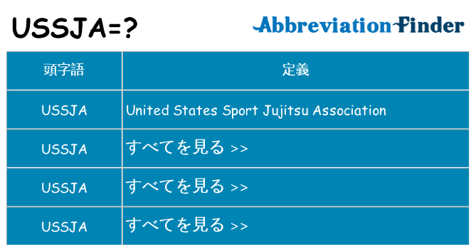 ussja は何の略します。