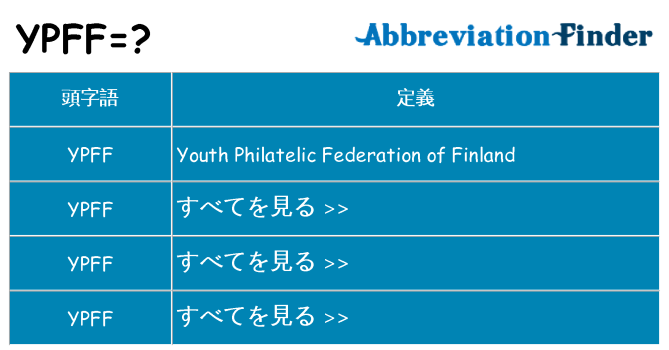 ypff は何の略します。