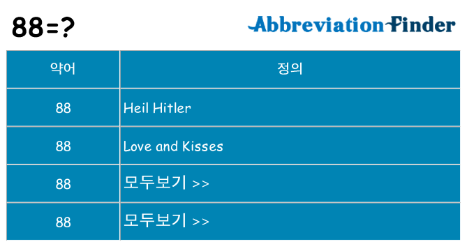 88 대 한 무엇을 서가