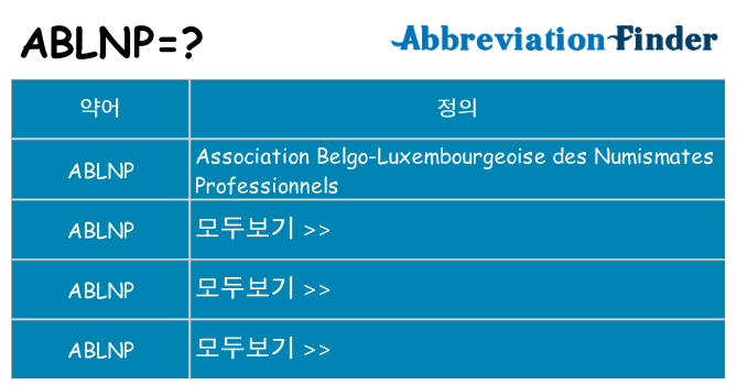 ablnp 대 한 무엇을 서가