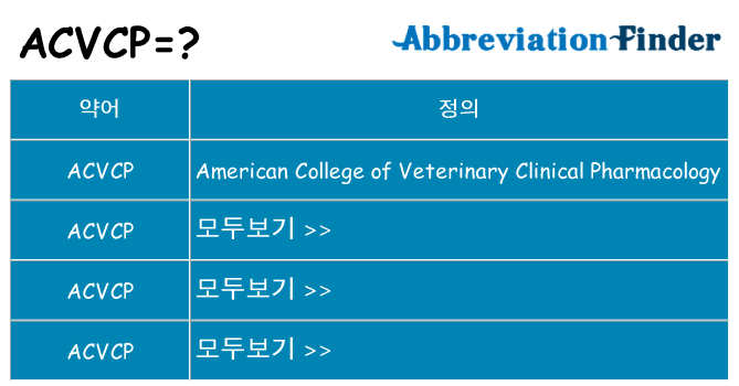 acvcp 대 한 무엇을 서가