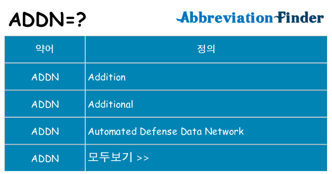 addn 대 한 무엇을 서가