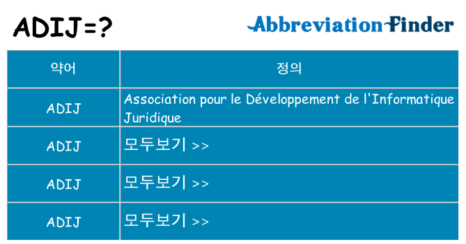 adij 대 한 무엇을 서가
