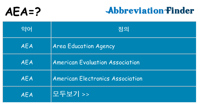 aea 대 한 무엇을 서가