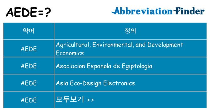 aede 대 한 무엇을 서가