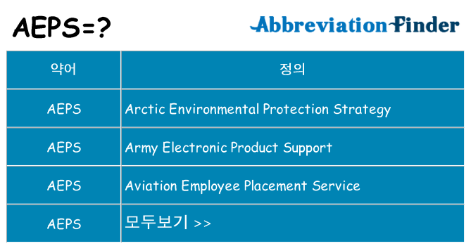 aeps 대 한 무엇을 서가