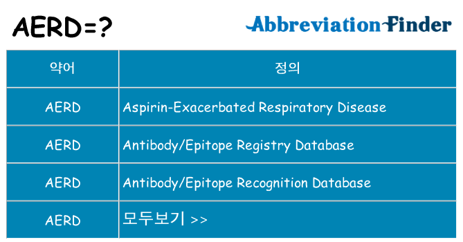 aerd 대 한 무엇을 서가