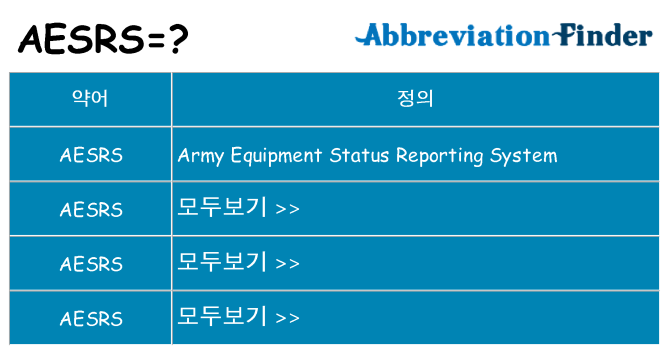aesrs 대 한 무엇을 서가